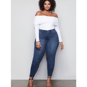 Good American Good Legs crop Jeans size 18